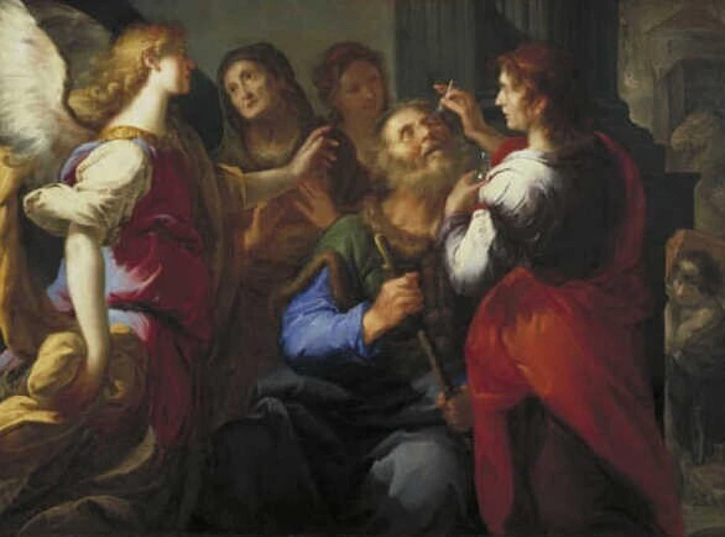 Tobias guarisce la cecità del padre - Museo Boijmans Van Beuningen